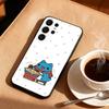 Чехол для телефона Fluffy-Cat B-Bugcat C-Capoo для Samsung S26,S25,S24,S21,S22,S23,S30,Ultra,S20,FE,Lite,10,9, Черный чехол