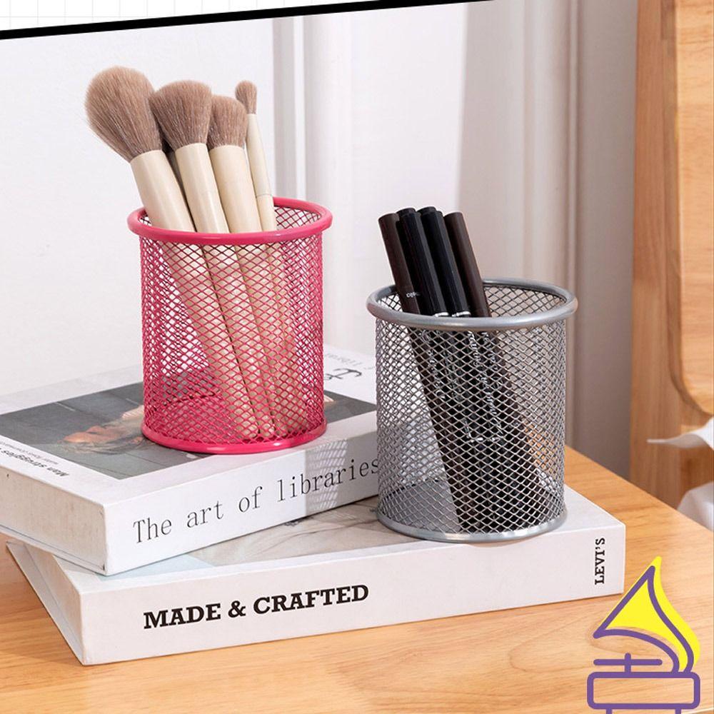 Multicolor Desk Tidy Office/School Storage Case Mesh Pen Pot Stationery Organiser Pen Holder