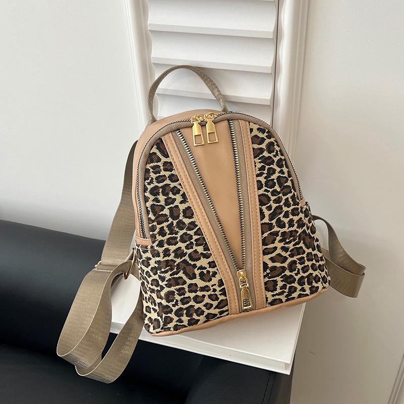 Модная высококачественная дизайнерская сумка с леопардовым принтом, женская легкая роскошная сумка на двойной молнии