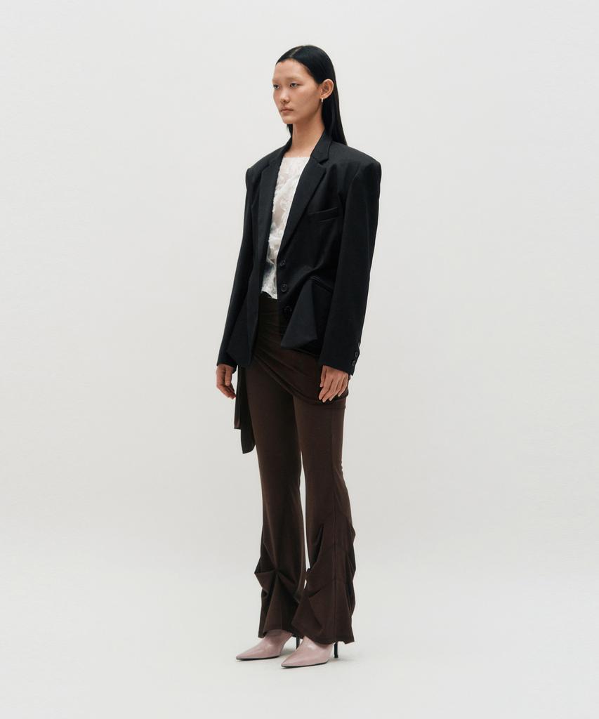 Kimzisu Dozi - Pinched Oversize Tailored Jacket _ Black