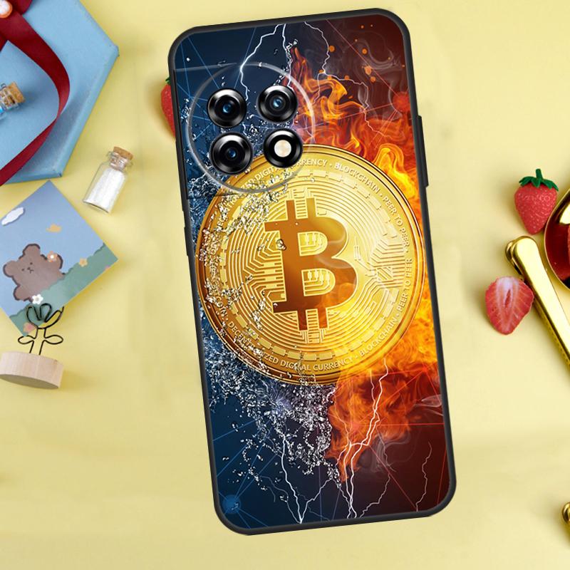 Смешной чехол с монетами Bitcoin для OnePlus Nord 5 CE 2 3 4 Lite N20 N30 OnePlus 15 12R 13R 13 12 11 10 10T 13T