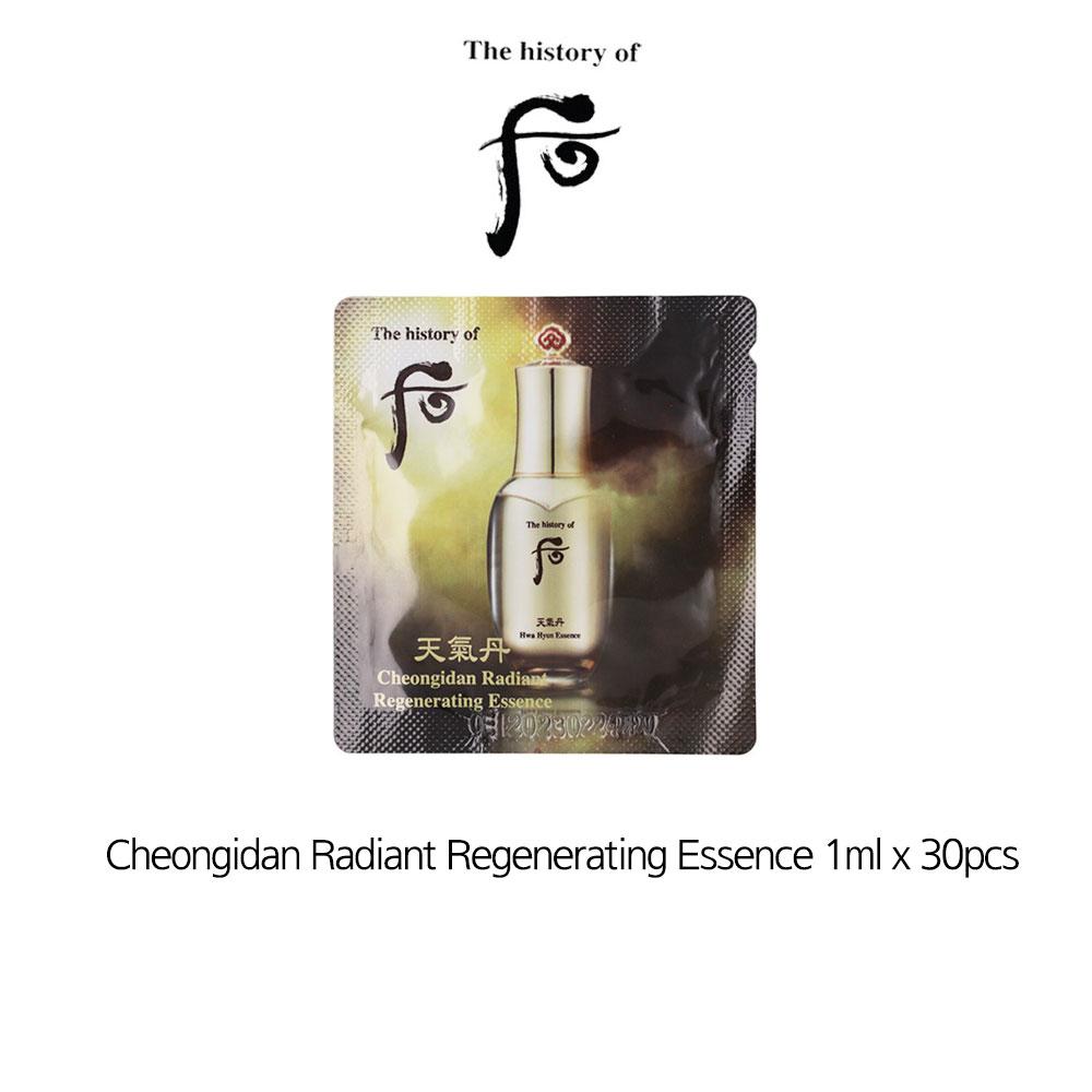 The history of whoo Cheongidan Radiant Regenerating Essence 1ml X 30pcs