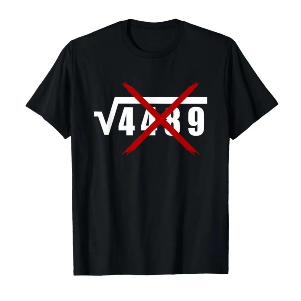 Camiseta del Profesor de matemáticas I Hate Square root 4489 anti 67 six Seven mee camiseta feina