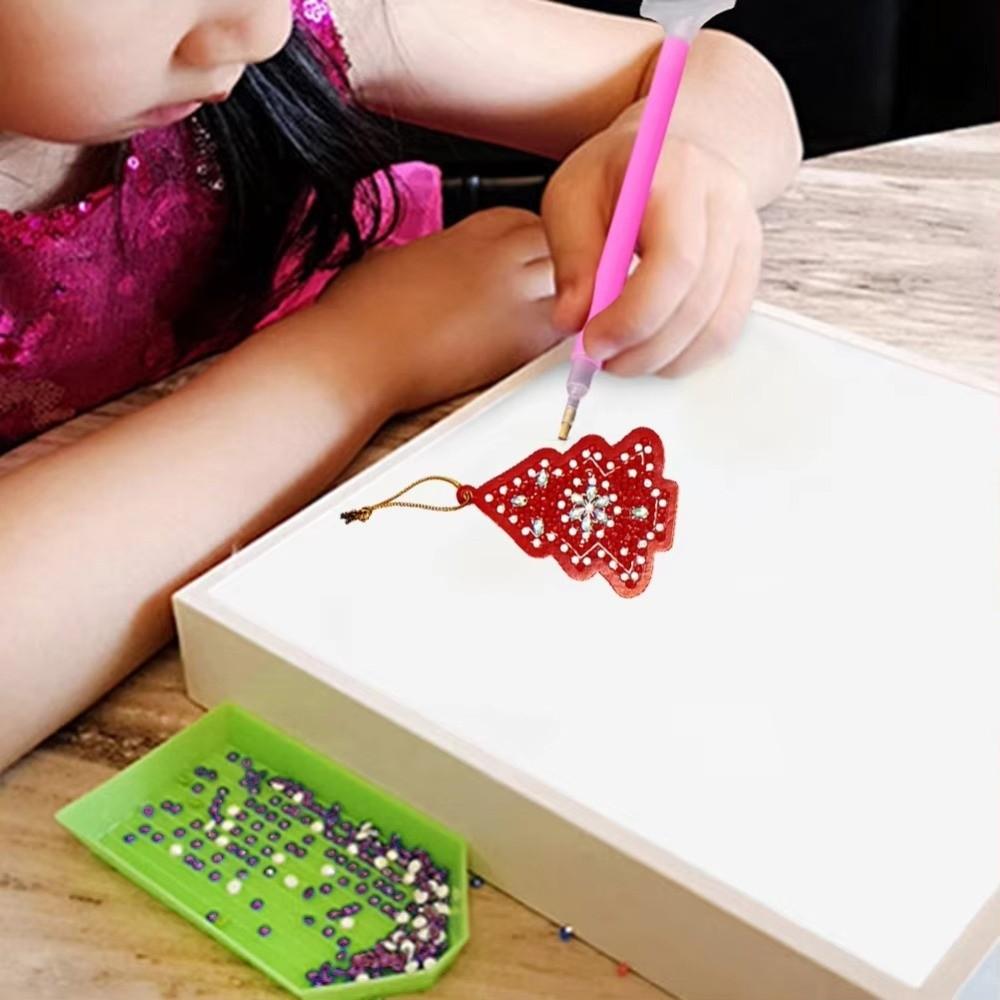10 PCS DIY Craft Christmas Tree Pendant Xmas Bell Bag Charm Handmade Hanging Ornament Home Decor