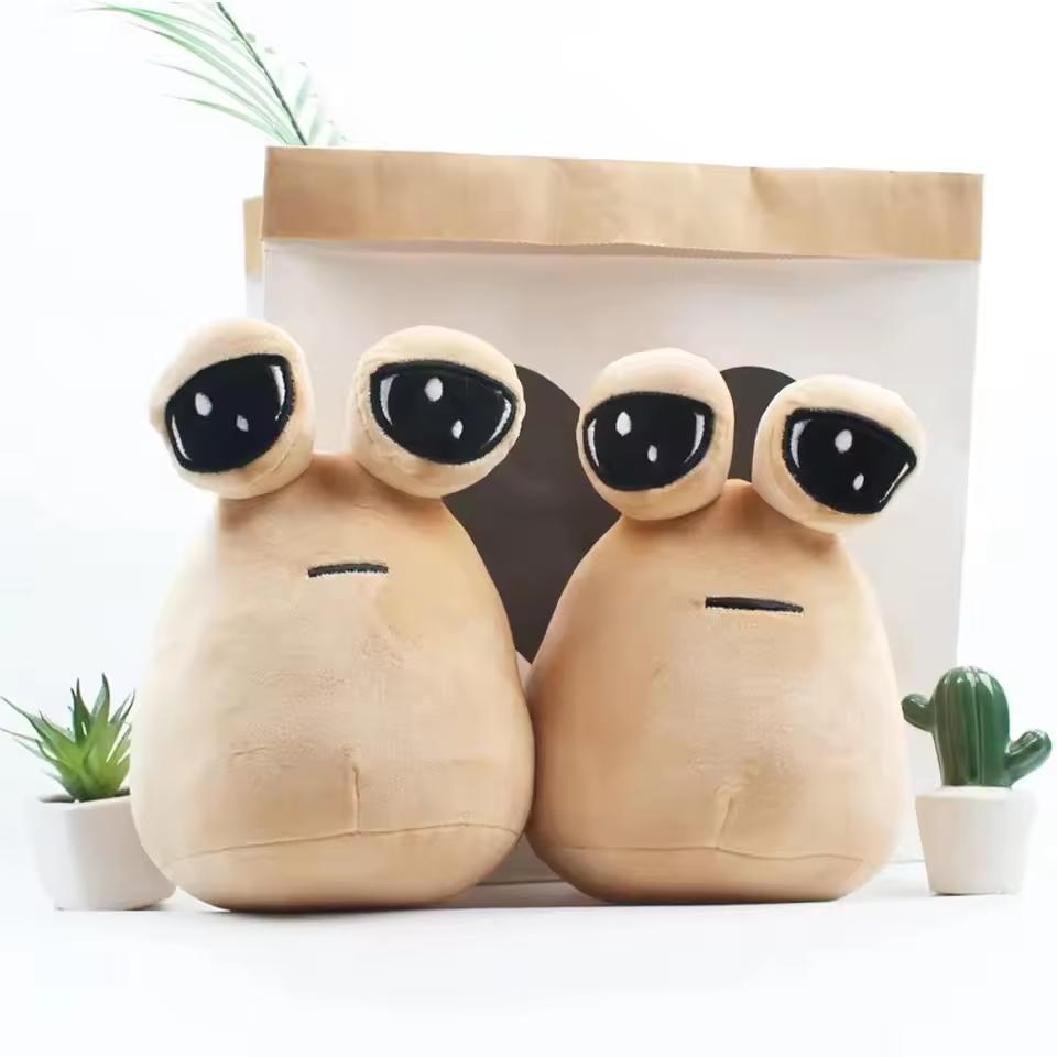 New Game My Pet Alien Pou Plush Toy Furdiburb Emotion Alien Plushie Stuffed Animal Pou Doll