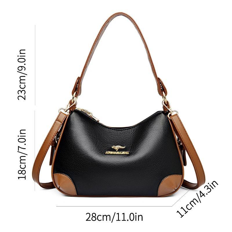 Crossbody для женщин - сумки через плечо из искусственной кожи, женская сумка-слинг, сумки Crossbody с несколькими карманами