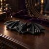 Кольцедержатель в форме летучей мыши, 3D-печать, готический поднос-органайзер, держатель для колец, ожерелий на Хэллоуин, домашние аксессуары и ключи, декоративный темный