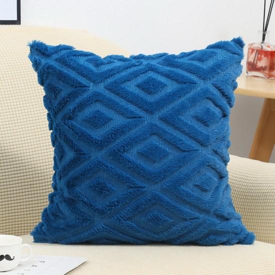 Square Throw Pillow Cover with Hidden Zipper Super Soft Wear Resistant Washable Non-Fading Decorative Pillowslip