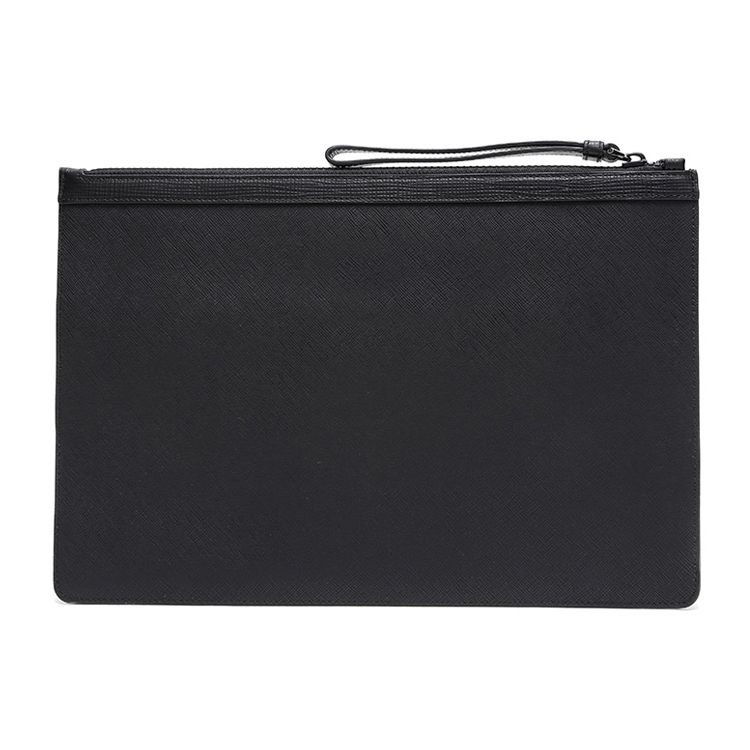 Bally Classic Black And White Striped PVC Clutch Men Clutch BOLLIS-LARGE-OF-30