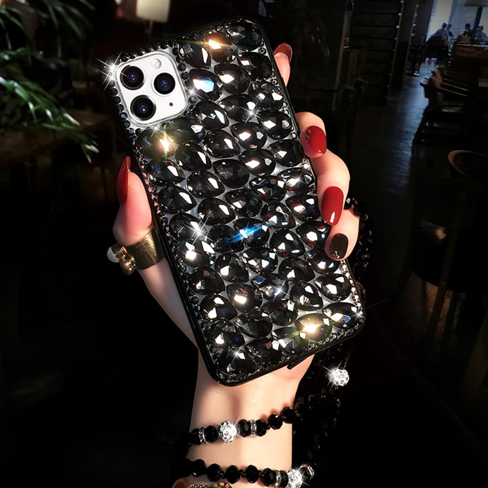 Модный чехол с кристаллами и бриллиантами для Iphone 14 13 12 11 Pro XS Max XR X 8 7 Plus/Samsung S21 S20 S10 A12 A22 A32 A52 A72 A31 A51/Redmi Note10 9 9A 9C 9T