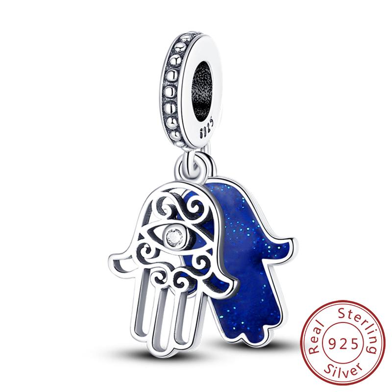 Медные Шармы Бусины Глаз Дьявола Крест Ангел Шармы Подходят для Оригинальных Браслетов-Шармов Подвески Изысканное Изготовление Ювелирных Изделий Своими Руками Для Женщин