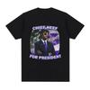 Rapper Chief Keef for President Fashion Casual Short sleeved Tshirt Beautiful Retro Extra Large Womens Tshirt Street Clothing