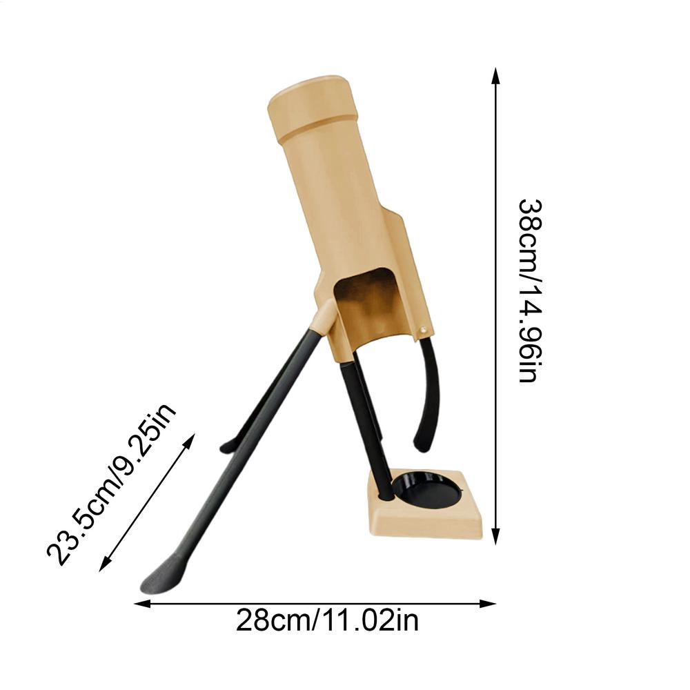 51mm Novelty Push Down Beer Bottle Opener Hands-Free Desk Bottle Cap Launcher Tool for Home Kitchen Bar Party Holiday Gifts