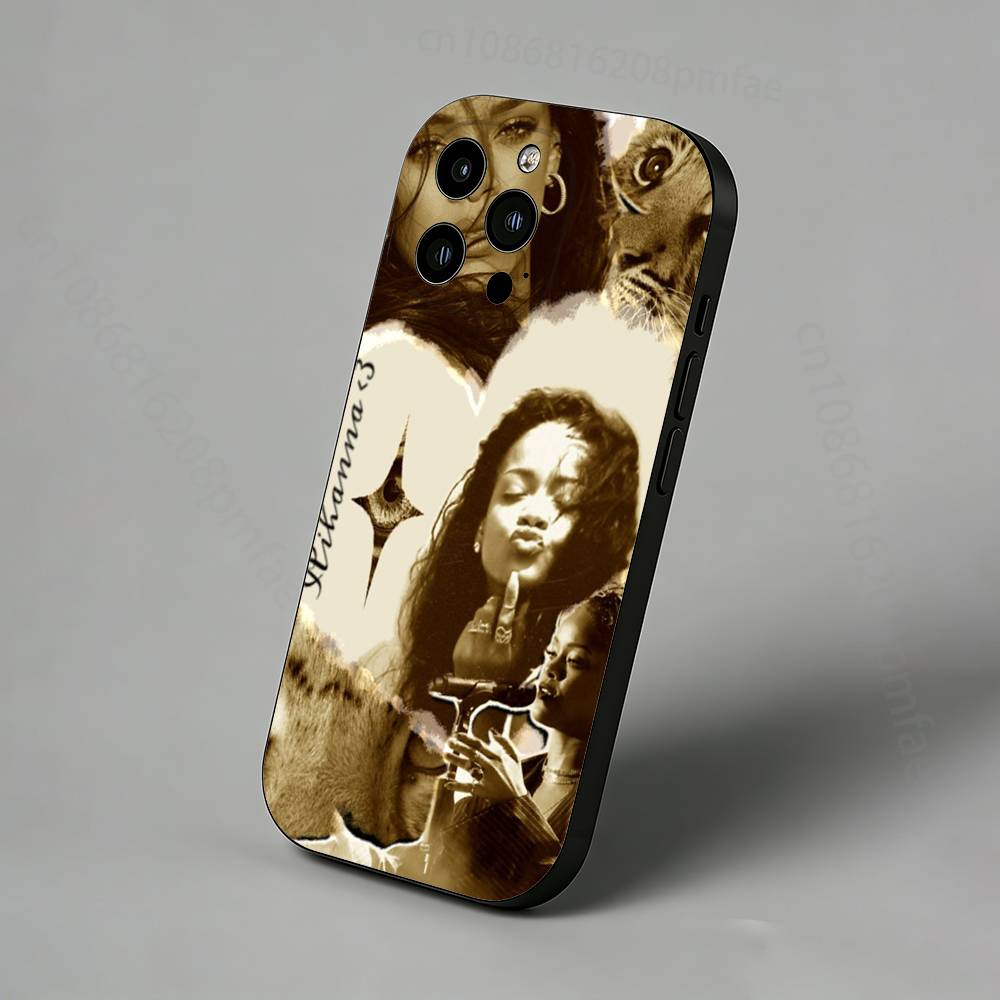BADgalriri R-Robyn R-Rihanna Fenty Тонкий задний чехол для телефона для iPhone 17,16,15,14,13,12,11 Pro,Max,Plus,X,XS,XR,SE Защитная крышка