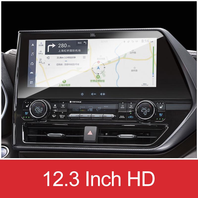 Автомобильные аксессуары для Toyota Highlander XU70 2022 2023 гибридное закаленное стекло GPS-навигация Защитная пленка для экрана