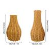 Hand Woven Vase Desktop Ornaments Imitation Vine DIY Flower Arrangement Home Art Decorations