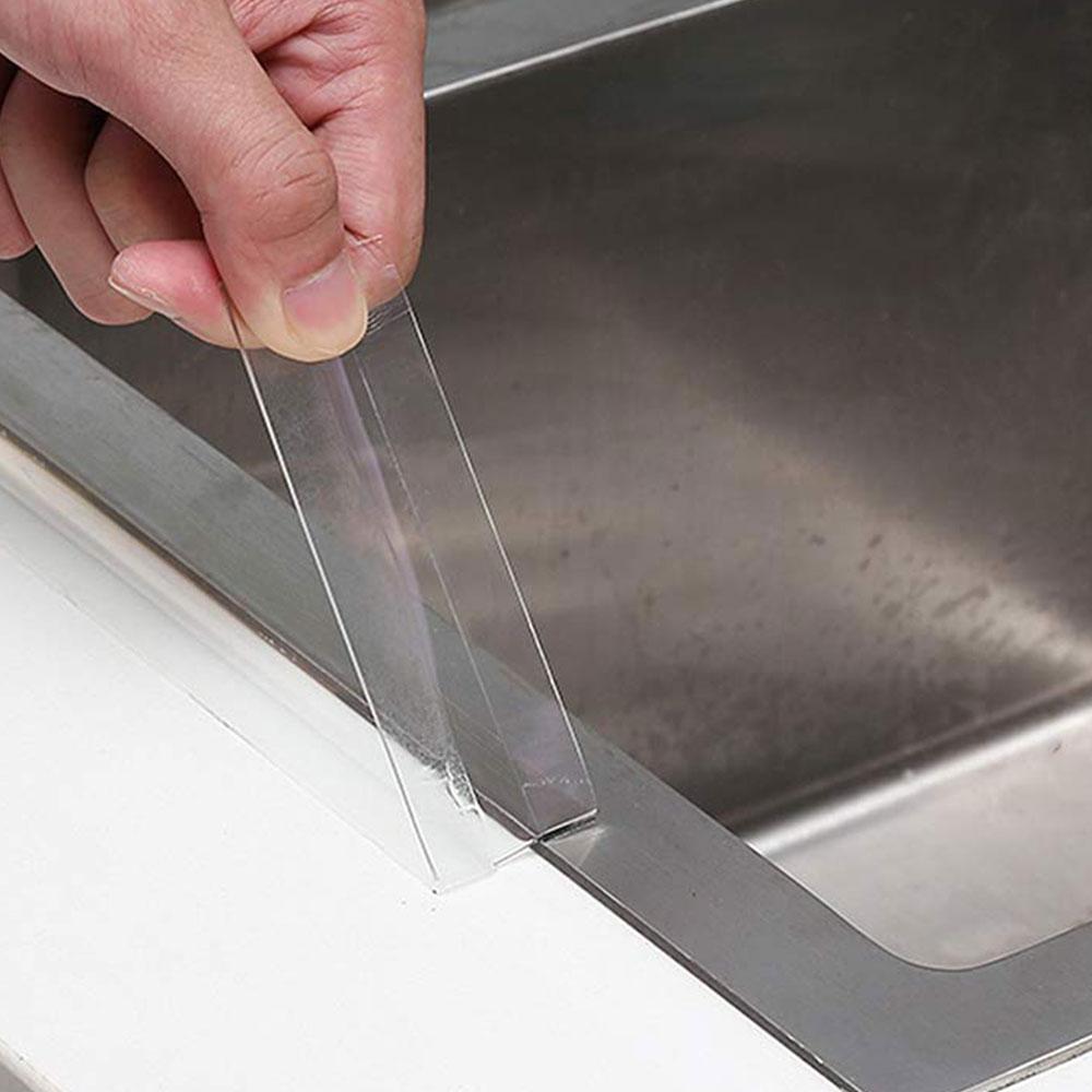 Водонепроницаемая самоклеящаяся лента для мойки кухни, водонепроницаемая прозрачная нанолента от плесени, прочная клейкая лента для бассейна