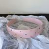 Leopard Print Acrylic Rhinestone Headbands Colorful Hair Accessories Luxury Wide Hair Hoops  Daily