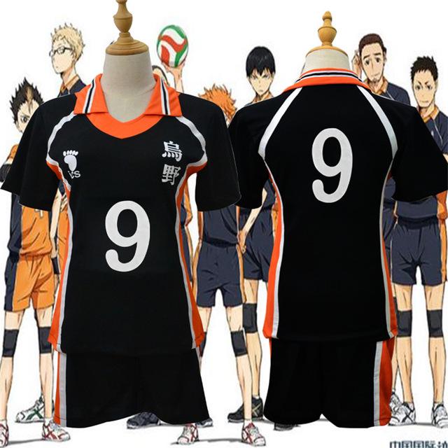 SCIONE Аниме Haikyuu косплей костюм Карасуно волейбольный клуб Hinata Shyouyou спортивная одежда униформа