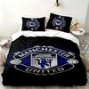 FC Manchester 3pc set Perfect for bedroom use Comfortable bedding set includes a duvet cover and two pillowcases Ideal birthday or Christmas gift