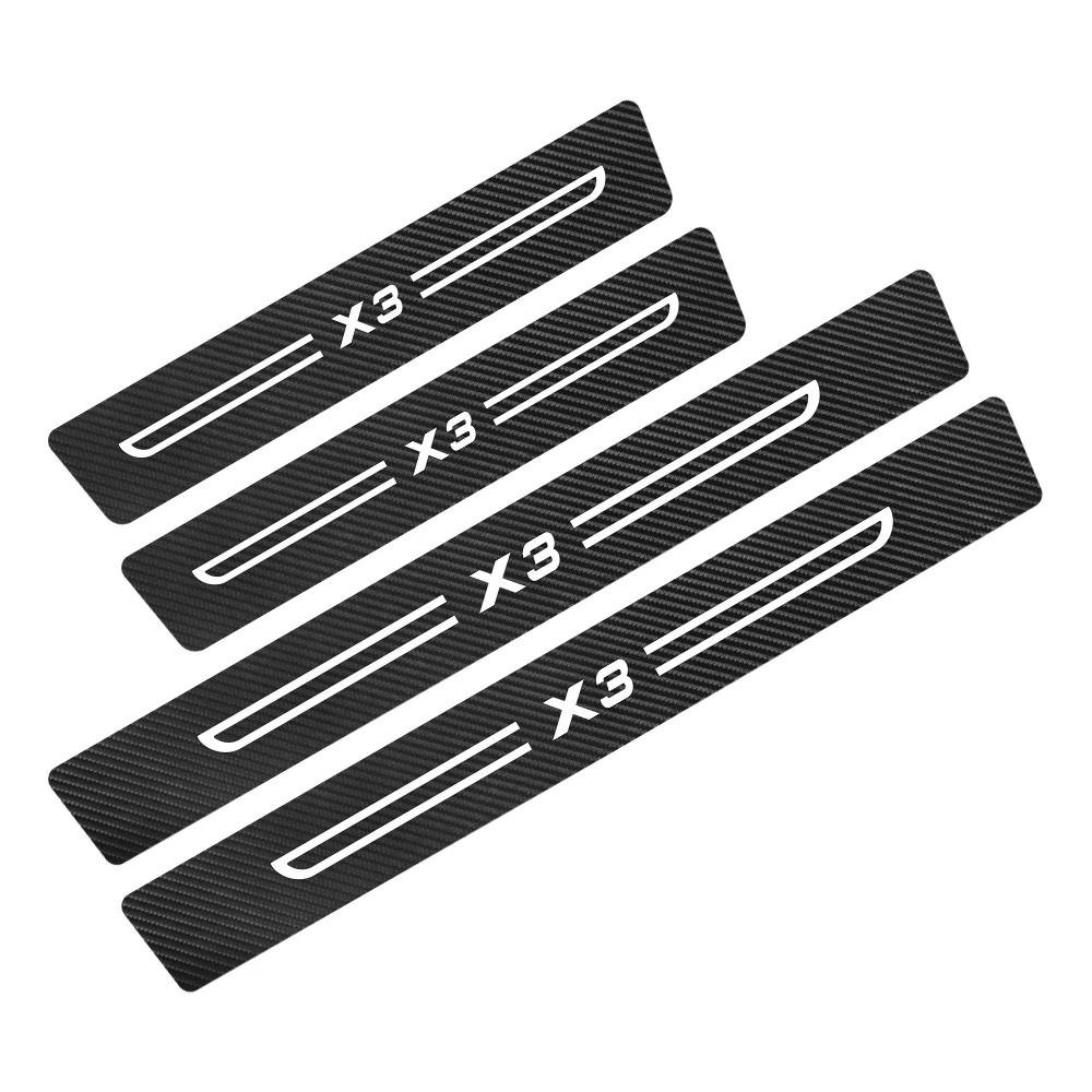 Car Door Sill Scratch Sticker Protector Threshold Decal Accessories For BMW X5 E53 E70 F15 G07 X1 F48 X3 F25 X6 E71 X2 F39 X4 X7