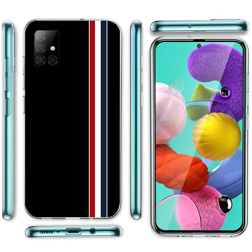 Luxury Sports Line Cool Stripes Phone Case For Samsung Galaxy A52 A32 A22 A12 A51 A31 A50S A30S A20S A10S Note 20 Ultra 10 Plus