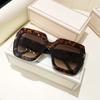 Винтажные дизайнерские квадратные солнцезащитные очки для женщин и мужчин, роскошные модные солнцезащитные очки, трендовые панк женские черные большие очки