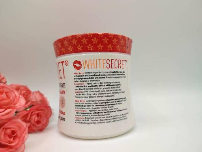 Crème Éclaircissante - White Secret - 320ml - Pot Concentré - Hydratante - Éclaircissante