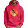 Men's Loose Flag Printed Hooded Sweatshirt Men's Casual Fashion Sports Sweatshirt