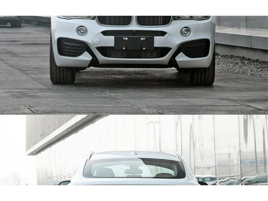 BMW X6 F16 (2014-2019 гг.) Комплект для модернизации переднего и заднего бамперов MT: Включает передний бампер, задний бампер, боковые юбки, решетку радиатора.