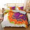 Mandala Duvet Cover Set Purple Gradient Mandala Culture Print Twin Bedding Set For Teens Microfiber Queen King Size Quilt Cover