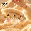 Angel Doll Christmas Tree Ornaments Ornaments, Cute Plush Pendant with Small Gift Box Hanging Accessories Bell for Tree, Holiday Home Party