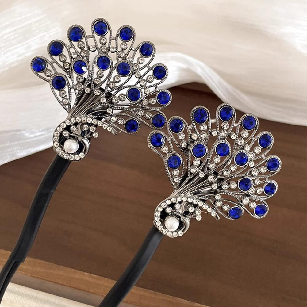 Модные жемчужные павлиньи повязки высокого класса для женщин, аксессуары для волос для девочек, вечеринка, Meatb Y1C3