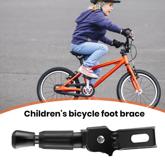 Children's Bike Foot Support Adjustable Easy Install Sturdy Waterproof Fun Parking Stand for Kids Bike