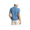 Polo Ralph Lauren Classic Solid Logo Embroidered Knit Polo Shirt Short Sleeve Men tops Light-Blue MNPOSWE1N820025-400