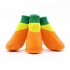 Обувь для маленьких собак, носки, однотонный дизайн, 4 шт./компл., непромокаемая обувь для собак, повседневная осенне-зимняя сетчатая обувь для собак маленьких и средних размеров