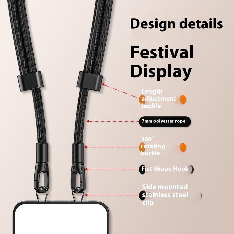 Металлическая подвеска-петля для телефона, модернизированное кольцо с двойным отверстием для пряжки, патч-шнурок для мобильного телефона, запасная часть для чехлов для iPhone