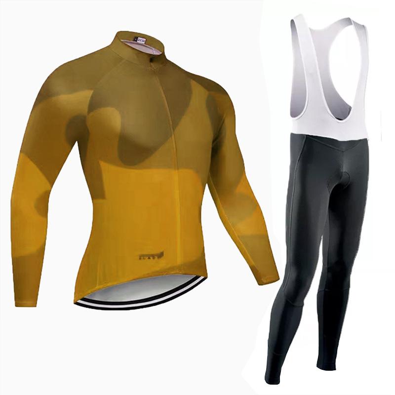 2023 Cross-border cycling suit Tour de France long-sleeved suit for summer breathable events