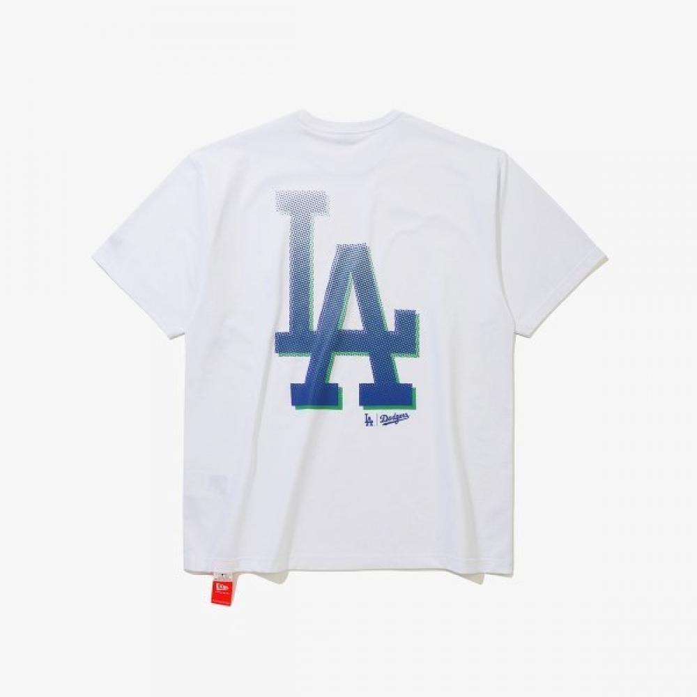 New Era Mlb La Dodgers Футболка с полутонами 15147538