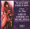 CD МЕЙНАРД ФЕРГЮСОН - Живой концерт в Great American Music Hall DSTS1004 Status 1994 UK Джаз Б/У