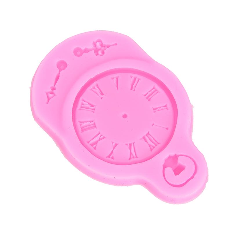 1 шт. силиконовые формы для часов, инструменты для украшения кексов, помадки, формочки для печенья и шоколада