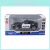Jaguar Ftype Police Car Model 1:32 Alloy Diecast With Light Sound For Collectors