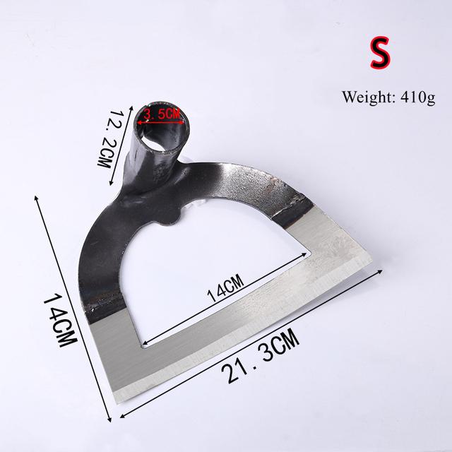 Ручная полая мотыга, утолщенная марганцевая сталь, сельскохозяйственная прополка, мотыга для посадки овощей, садоводства, рыхления почвы, инструменты для прополки