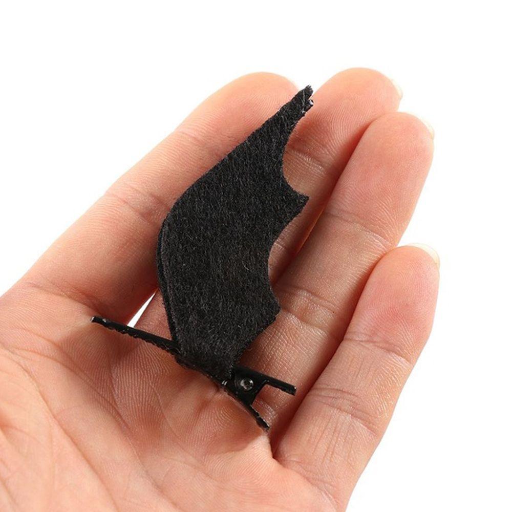 Trendy Dress-up Halloween Gift Women Costume Cosplay Hair Accessories Bat Wings Hairpins Hair Clips