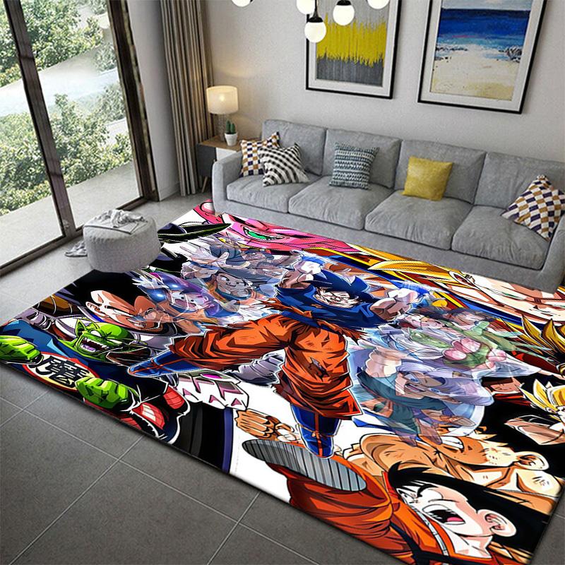 Dragon Ball Anime Home Decor Area Ruganime soft washable cartoon floor carpet