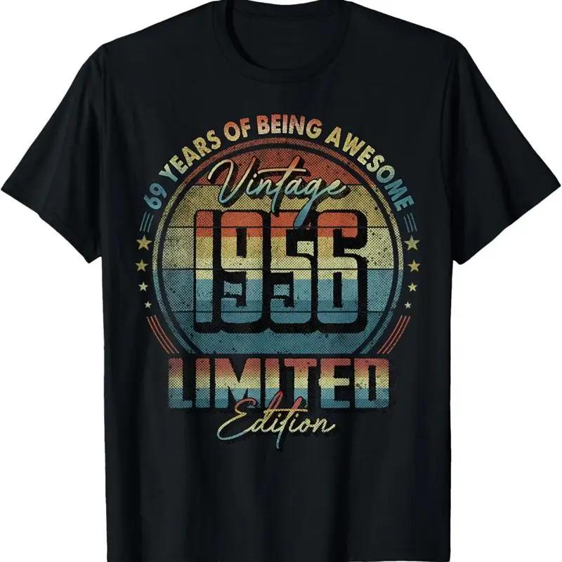 Vintage 1956 Limited Edition T Shirt 69 Year Old 69th Birthday