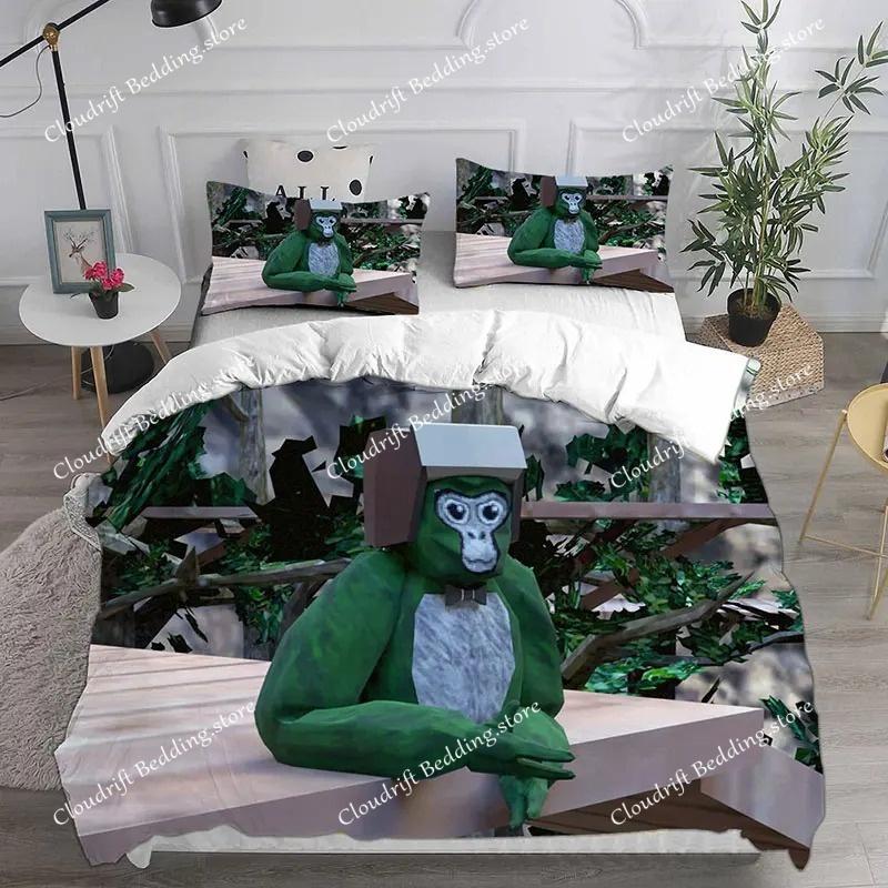 Game Gorilla Tag Bedding Sets Comforter Quilt Bed Cover Duvet Cover Pillow Case Sets Bedroom Decoration Home Textiles