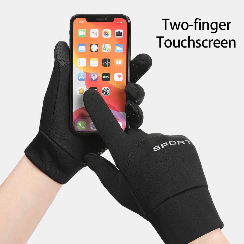 Warm Men Women Gloves Autumn Winter Cycling Hiking Water-Repellent Gloves Touchscreen Anti-Slip Sport Windproof Motorcycle Glove
