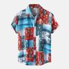 Мужская модная повседневная рубашка с короткими рукавами и принтом Hawaii Vacation
