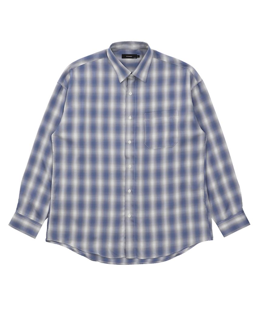 W STANDARD Oversized Check Shirt [3 Colors]